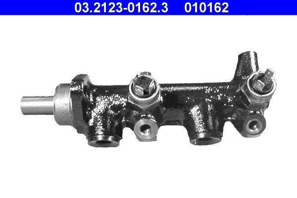 03.2123-0162.3 ATE Brake master cylinder PORSCHE Number of connectors: 2, Ø: 23,8 mm, with alarm, M10x1