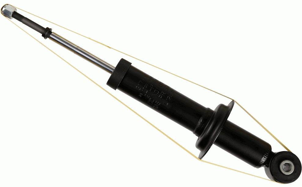 Great value for money - SACHS Shock absorber 317 617