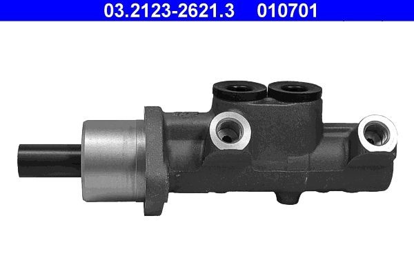 010701 ATE Number of connectors: 2, Ø: 23,8 mm, M12x1 Master cylinder 03.2123-2621.3 buy