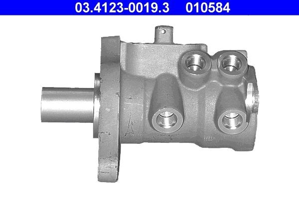 010584 ATE Number of connectors: 4, Ø: 23,8 mm, M12x1 Master cylinder 03.4123-0019.3 buy