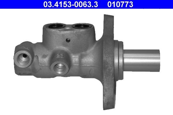 03.4153-0063.3 ATE Brake master cylinder RENAULT Number of connectors: 2, Ø: 23,8 mm, M10x1