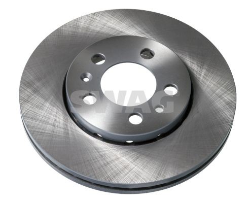 SWAG 32 91 4404 Brake disc Front Axle, 256x22mm, 5x100, internally vented, Coated