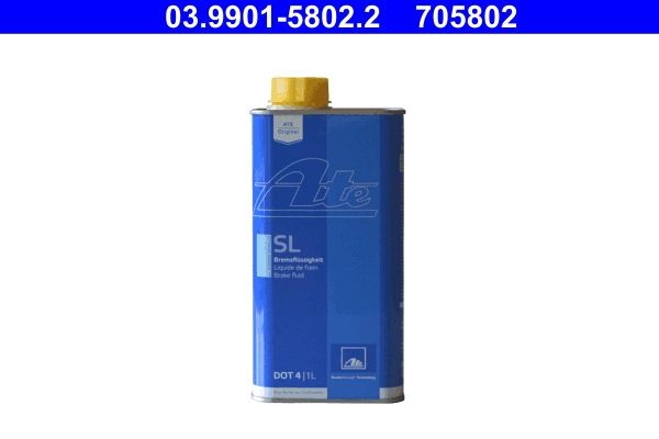 ATE 4 x 5 Liter Bremsflüssigkeit SL DOT4 03.9901-5803.2 günstig