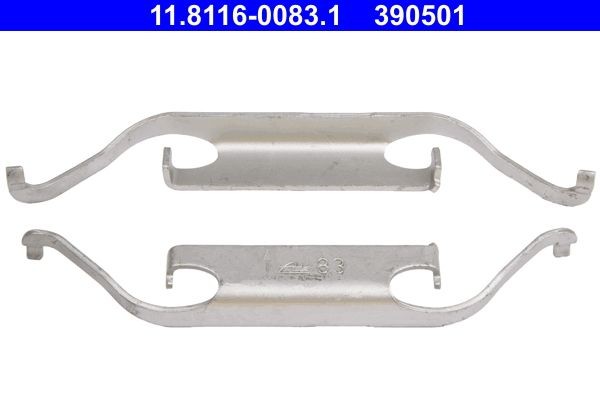 OEM-quality ATE 11.8116-0083.1 Brake pad fitting kit