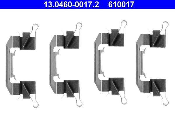 610017 ATE Disc Brake Brake pad fitting kit 13.0460-0017.2 buy