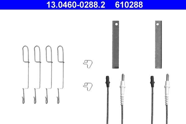 Original ATE 610288 Brake pad accessory kit 13.0460-0288.2 for MERCEDES-BENZ VITO