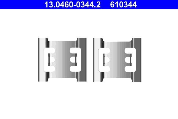 13.0460-0344.2 ATE Accessory kit, disc brake pads RENAULT Disc Brake