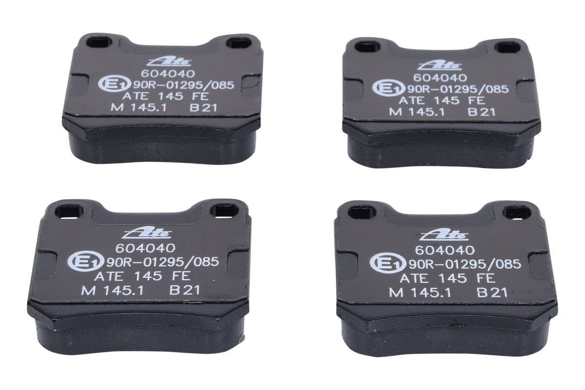 13.0460-4040.2 Set of brake pads 604040 ATE not prepared for wear indicator, excl. wear warning contact