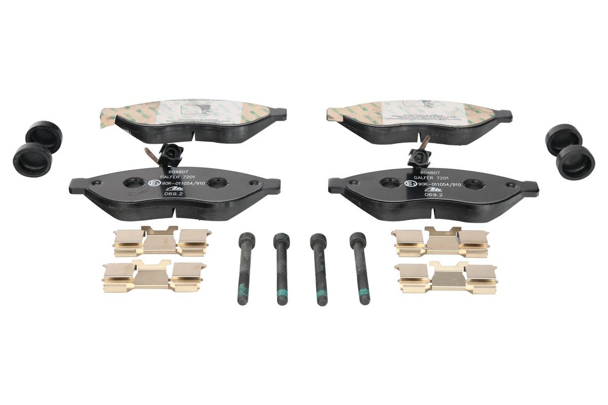 ATE Brake pad set, disc brake 604807 buy online