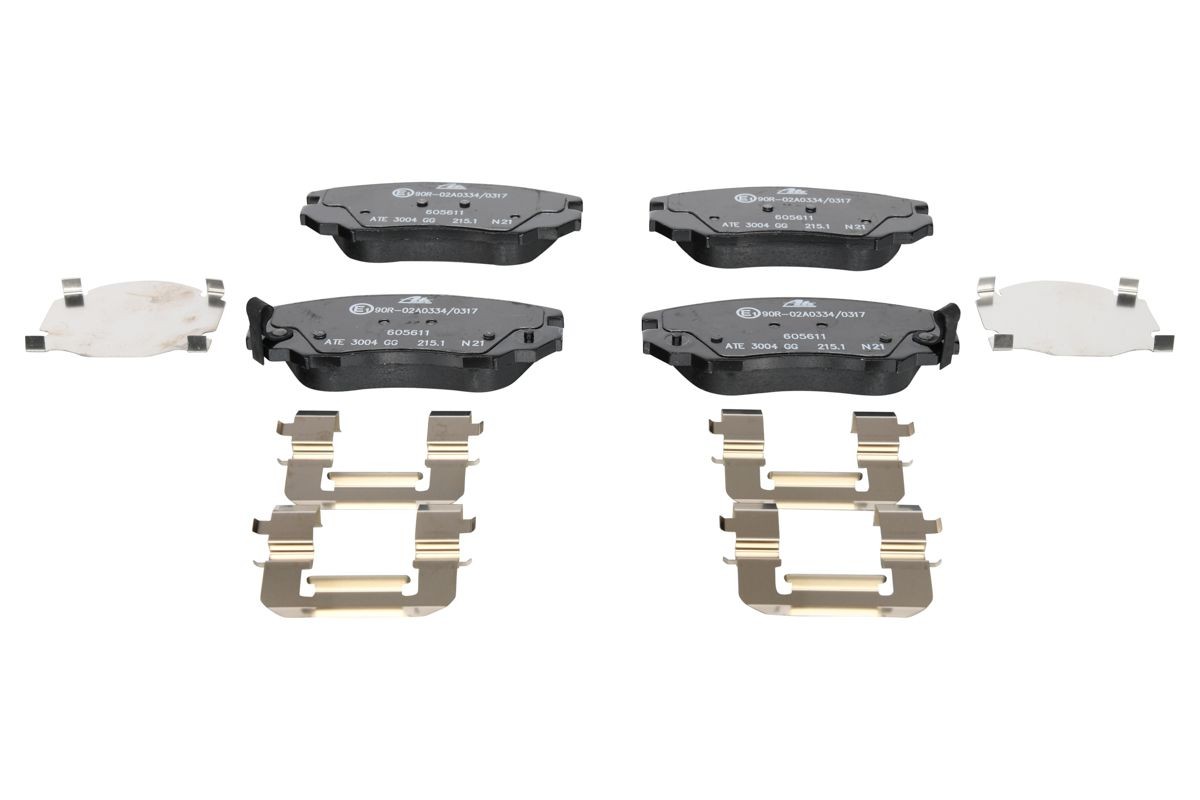 ATE Brake pad set, disc brake 605611 buy online