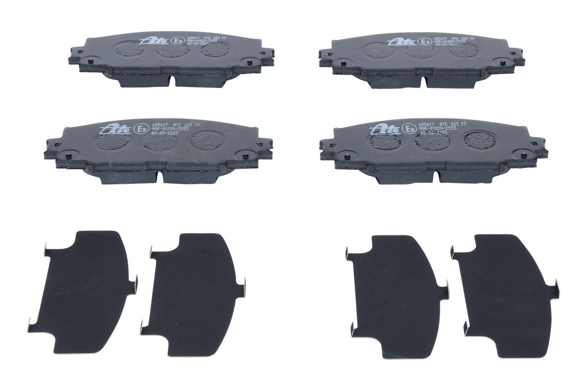 ATE Brake pad set, disc brake 605617 buy online