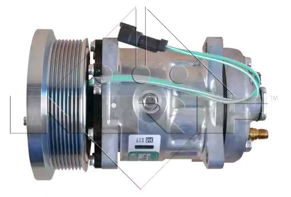 NRF 32828 Air conditioning compressor SD7H15, 24V, PAG 100, with PAG compressor oil, with seal ring, EASY FIT