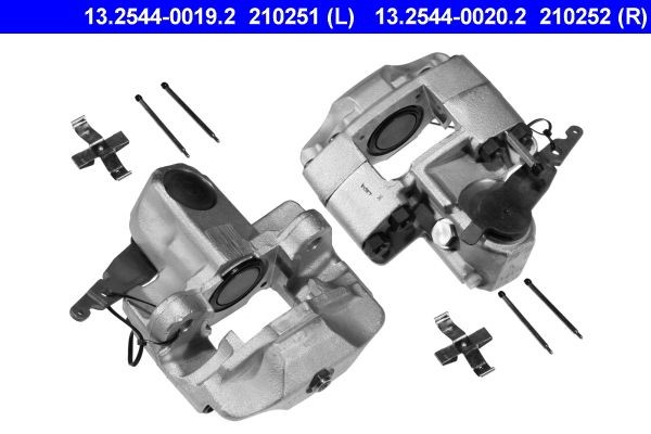 210252 ATE without brake pads Caliper 13.2544-0020.2 buy