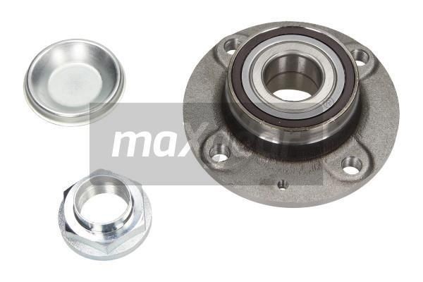 MAXGEAR 33-0064 Wheel bearing kit Rear Axle, with integrated ABS sensor, 129 mm