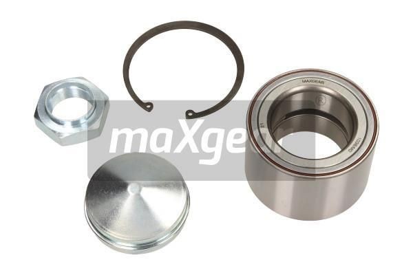 Tyre bearing MAXGEAR Front Axle, 90 mm, Tapered Roller Bearing - 33-0115