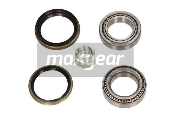 MAXGEAR 33-0224 Wheel bearing kit Front Axle, 63 mm