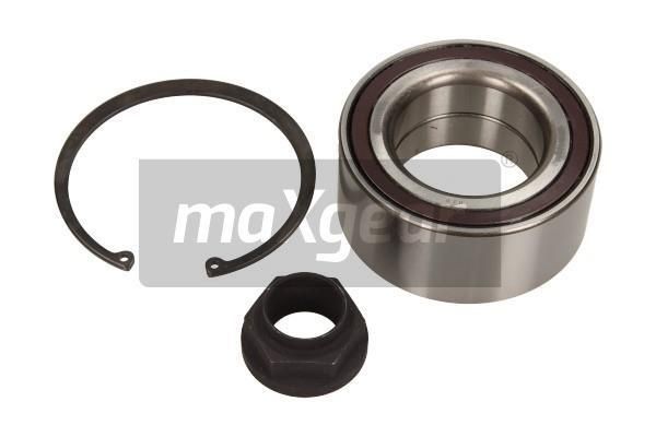 MAXGEAR 33-0714 Wheel bearing kit Front Axle, with integrated ABS sensor, 91 mm