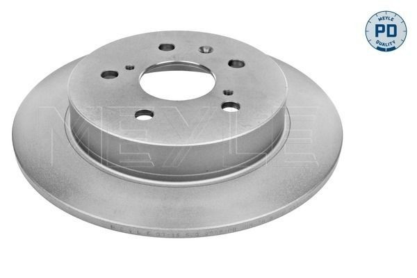 MEYLE 33-15 523 0000/PD Brake disc Rear Axle, 278x9mm, 5x114,3, solid, Zink flake coated