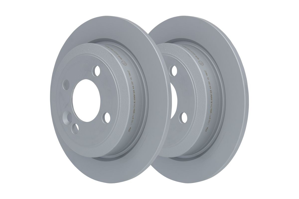 24.0110-0271.1 Brake discs 24.0110-0271.1 ATE 259,0x10,0mm, 4x100,0, solid, Coated