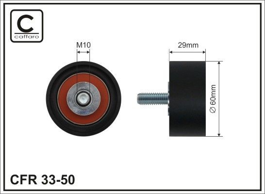 CAFFARO 33-50 Timing belt kit 6 635 942
