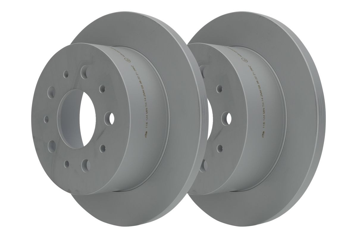 Brake disc 24.0116-0124.1 from ATE