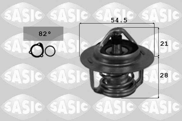 SASIC 3304013 Engine thermostat 21 20 076 68R