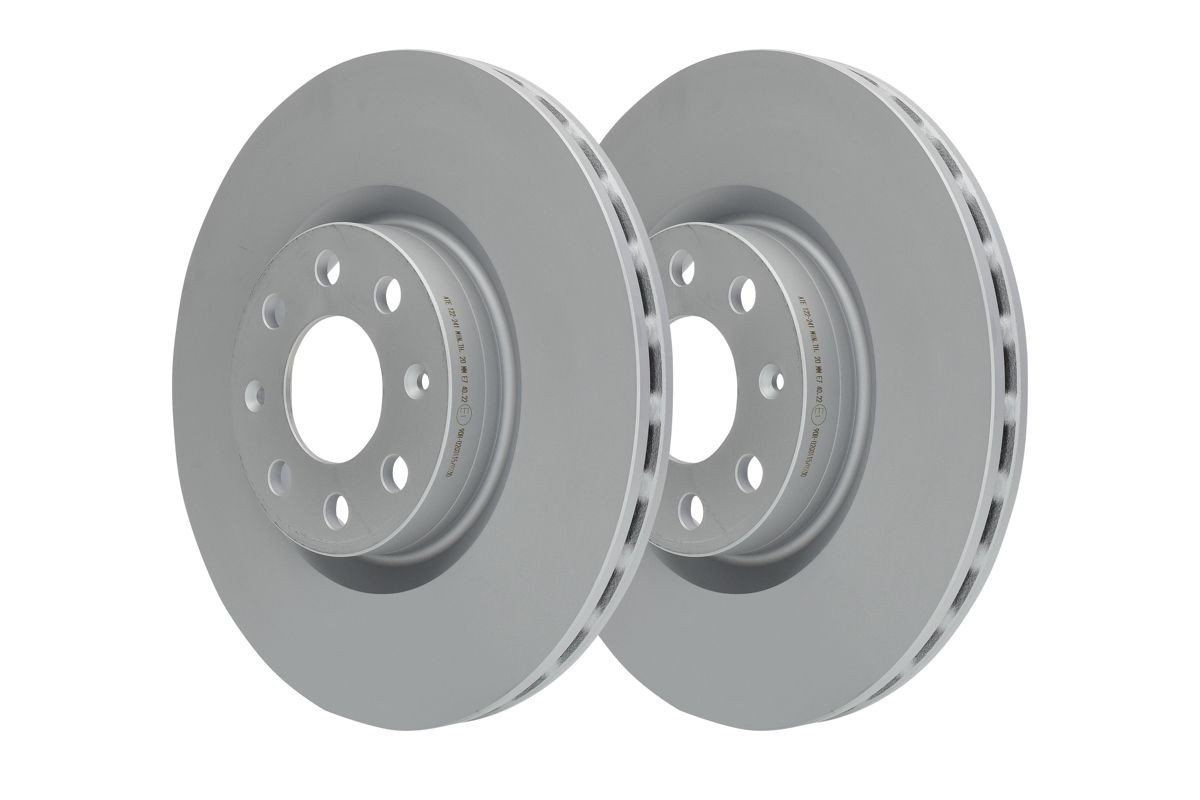24.0122-0241.1 Brake discs 24.0122-0241.1 ATE 284,0x22,0mm, 4x100,0, Vented, Coated
