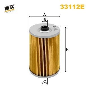 WIX FILTERS 33112E Fuel filter 614 08 07 39
