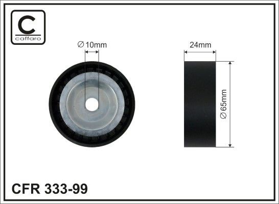 Great value for money - CAFFARO Tensioner pulley 333-99