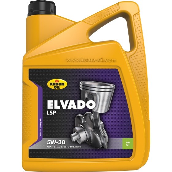 Buy Engine oil KROON OIL petrol 33495 Elvado, LSP 5W-30, 5l