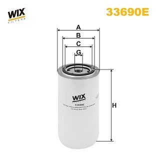 WIX FILTERS 33690E Kraftstofffilter für VOLVO FL 12 LKW in Original Qualität