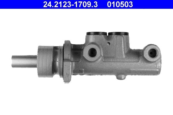 ATE 24.2123-1709.3 Brake master cylinder Number of connectors: 2, Ø: 23,8 mm, M12x1