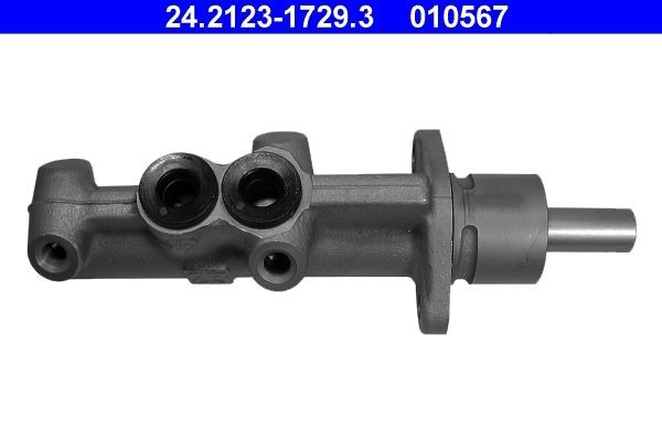 ATE 24.2123-1729.3 Brake master cylinder Number of connectors: 2, Ø: 23,8 mm, M10x1