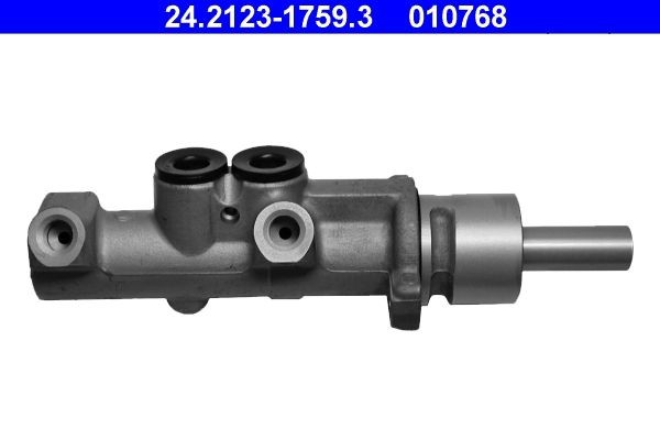 24.2123-1759.3 ATE Brake master cylinder NISSAN Number of connectors: 2, Ø: 23,8 mm, M12x1
