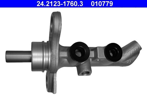 ATE 24.2123-1760.3 Brake master cylinder Number of connectors: 2, Ø: 23,8 mm, M12x1