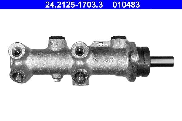 ATE 24.2125-1703.3 Brake master cylinder Number of connectors: 5, Ø: 25,4 mm, M10x1