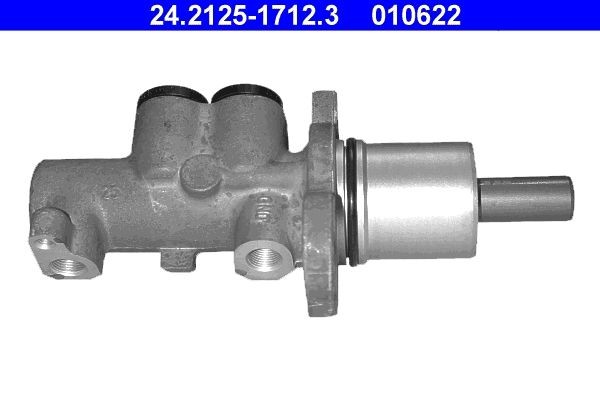 010622 ATE Number of connectors: 2, Ø: 25,4 mm, M12x1 Master cylinder 24.2125-1712.3 buy