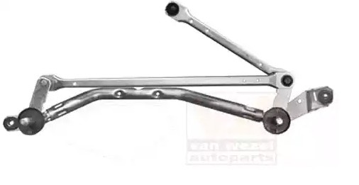 VAN WEZEL for left-hand drive vehicles, Front, without electric motor Windscreen wiper linkage 3388230 buy