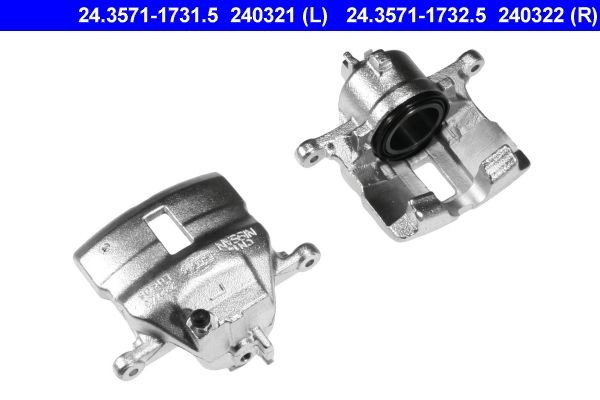 ATE 24.3571-1732.5 Brake caliper NISSAN experience and price