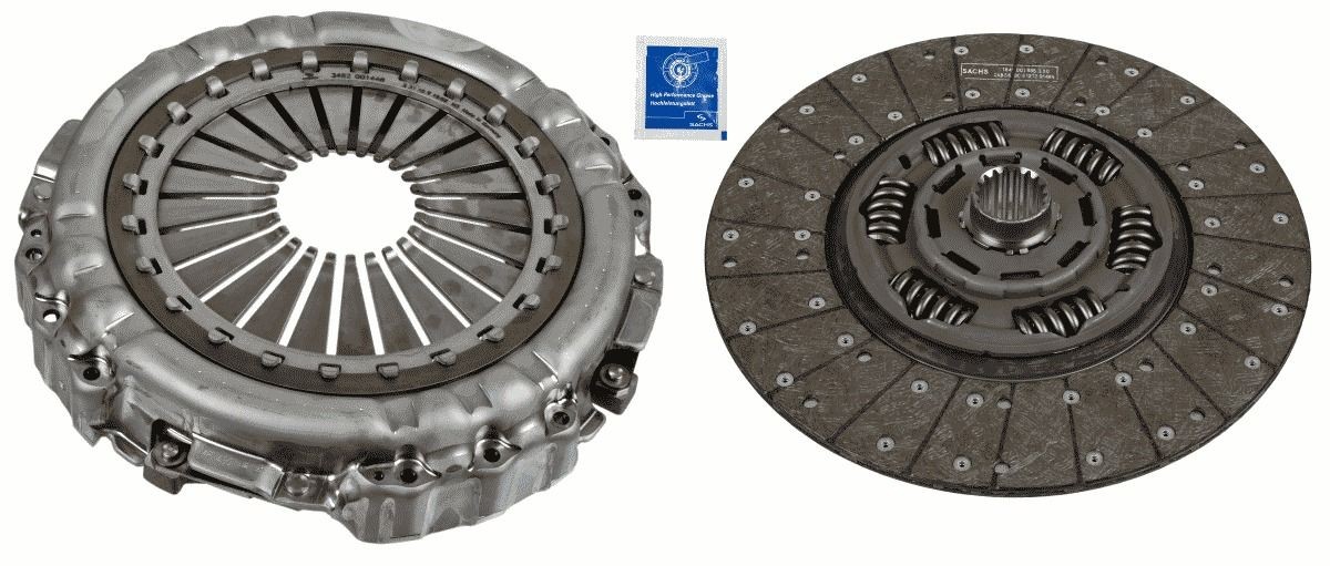 SACHS XTend 3400 700 543 Clutch kit without clutch release bearing, with automatic adjustment, 430mm