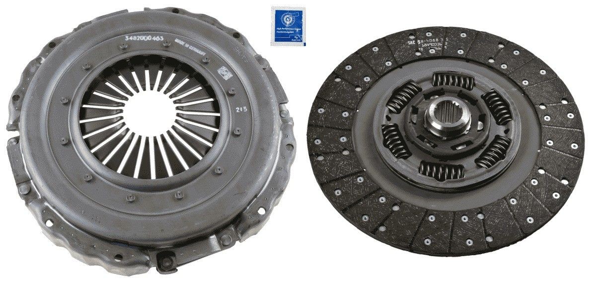 SACHS 3400700623 Clutch replacement kit without clutch release bearing, 395mm