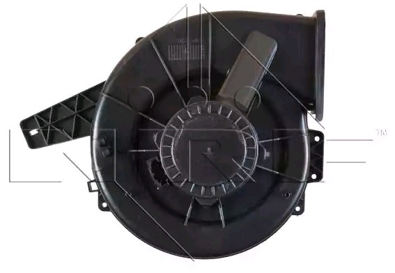 NRF 34005 Heater fan motor without integrated regulator, with adapter