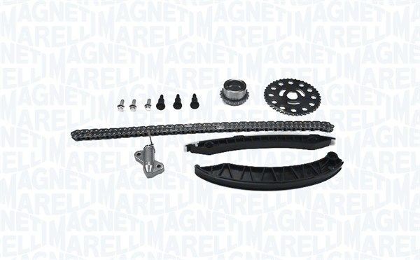 MAGNETI MARELLI 341500000200 Timing chain kit with screw set, Closed chain, Simplex