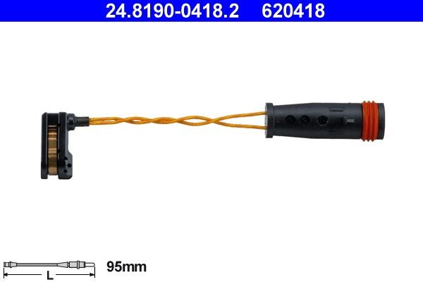 OEM-quality ATE 24.8190-0418.2 Warning contact, brake pad wear