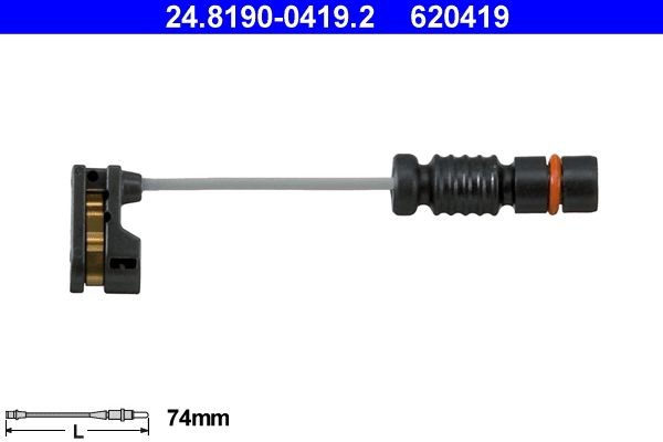 Original ATE 620419 Brake wear indicator 24.8190-0419.2 for MERCEDES-BENZ E-Class