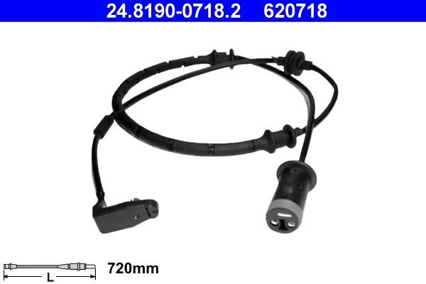 ATE 24.8190-0718.2 Brake pad wear sensor