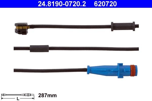 Original ATE 620720 Brake wear sensor 24.8190-0720.2 for OPEL SENATOR