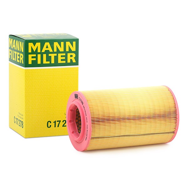 C 17 278 MANN-FILTER Luftfilter 284mm, 163mm, Filtereinsatz