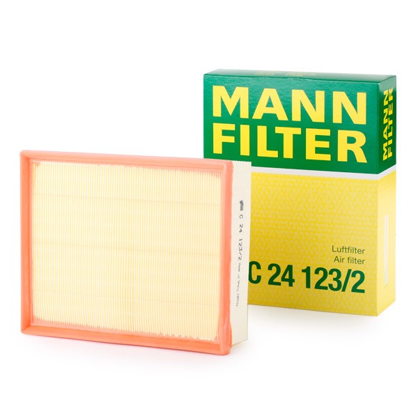 MANN-FILTER 58mm, 194mm, 231mm, Filter Insert Length: 231mm, Width: 194mm, Height: 58mm Engine air filter C 24 123/2 buy