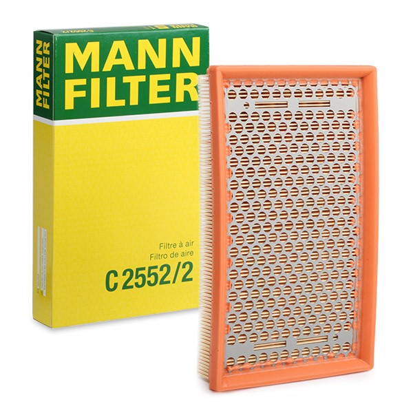 Filtro de aire C 2552/2 MANN-FILTER 38mm, 150mm, 250mm, Cartucho filtrante  ➤ MANN-FILTER C 2552/2 baratos online